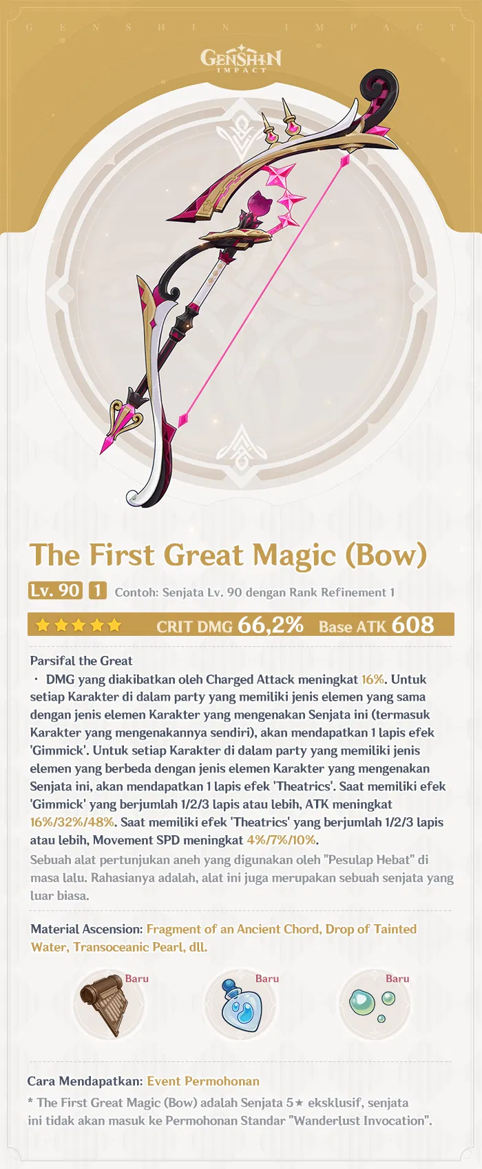 First Great Magic The First Great Magic - Genshin Impact - HoYoWiki