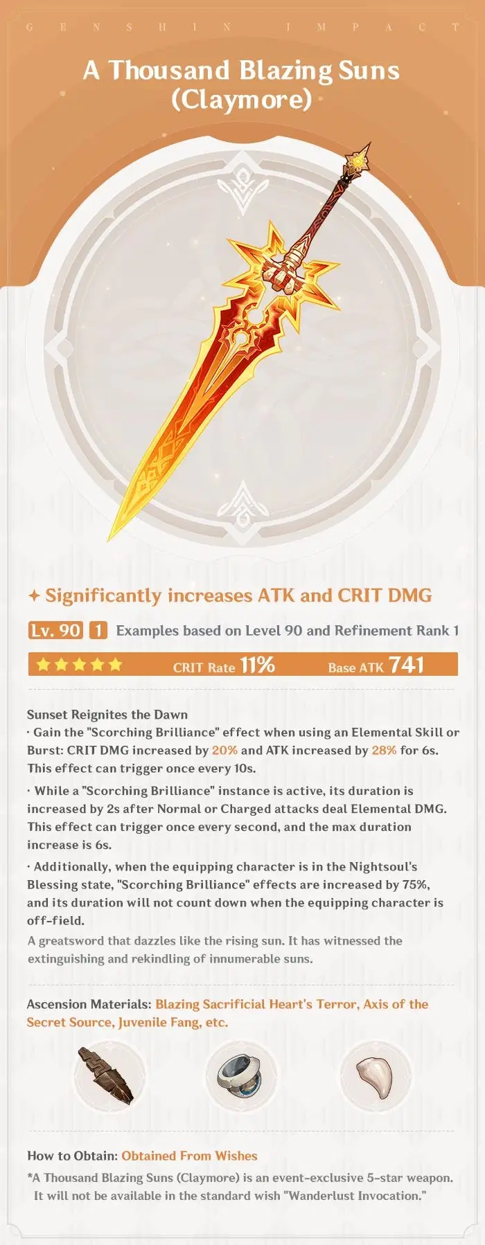 A Thousand Blazing Suns Genshin Impact HoYoWiki