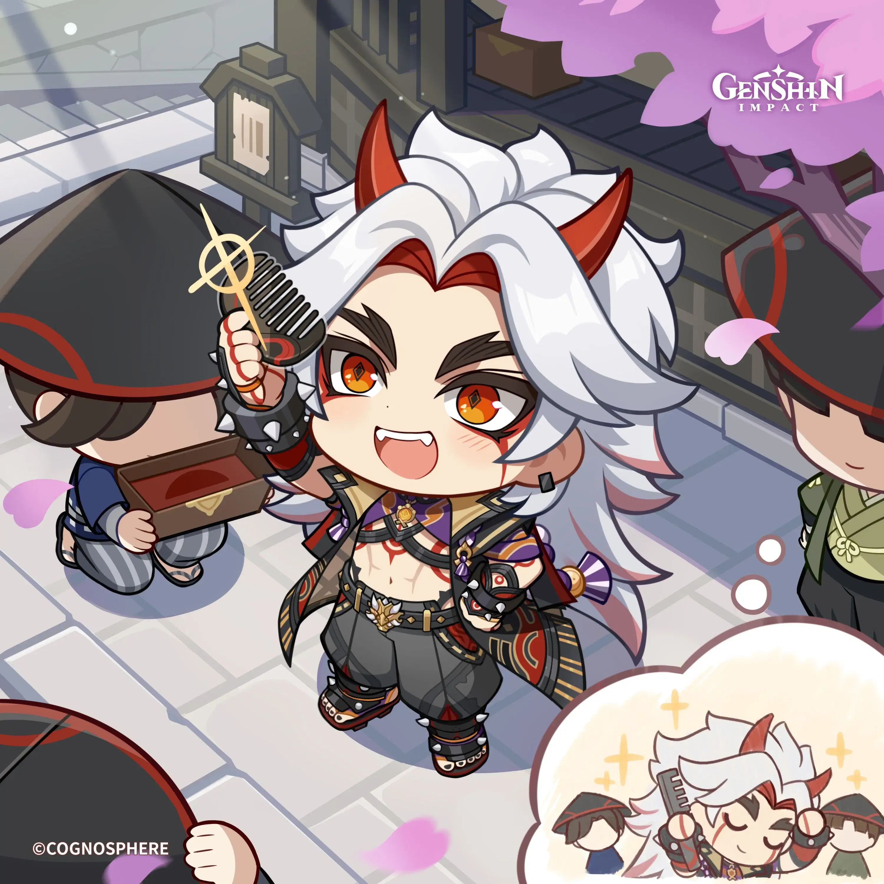 Arataki Itto - Genshin Impact - HoYoWiki, image size:3000x3000