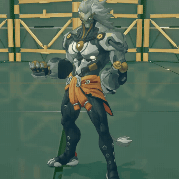 待機モーション [盤岳・「業火の石心」]