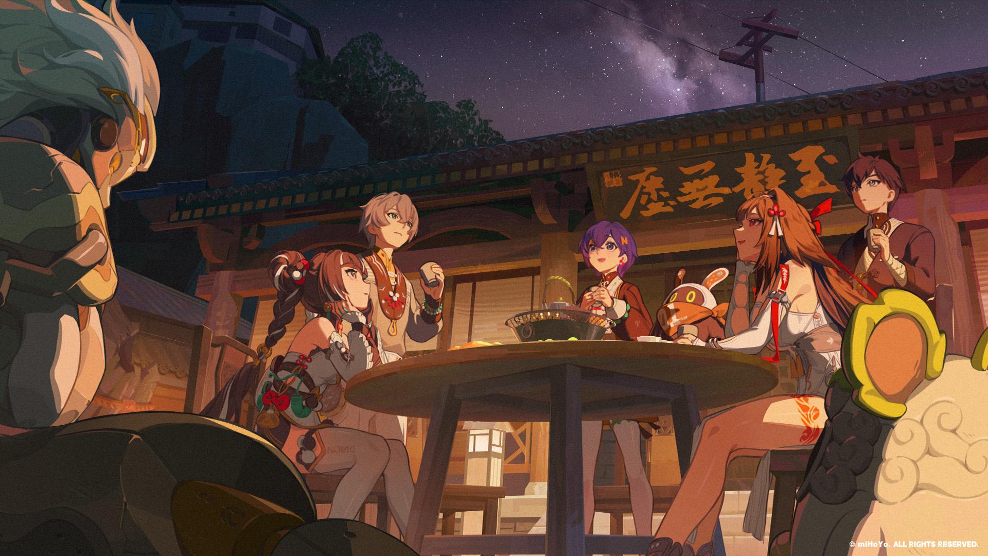 束の間の温もり - 火を囲む宴会 02